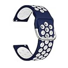 Smart WatchBand Silikonrem för Samsung Galaxy Watch4 40 44MM Classic 42 46mm Armband 20mm Armband