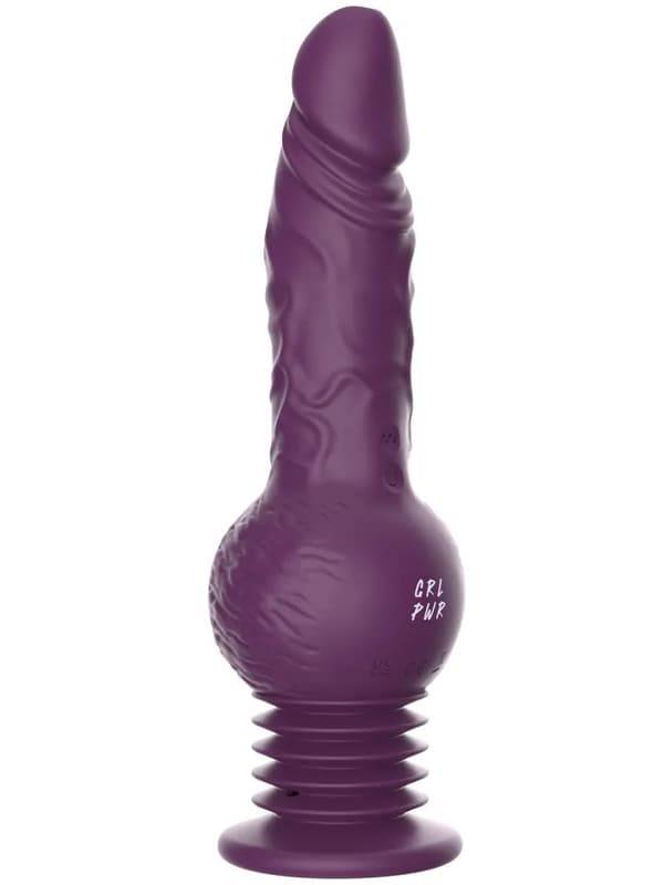 Grlpwr Drillme Thrusting Dildo Vibrator Dildo med vibrator