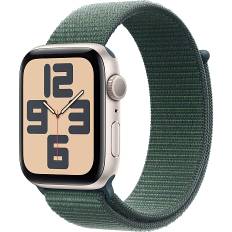 Apple Watch SE (2024) 44 mm GPS - Starlight Aluminium Sport Loop