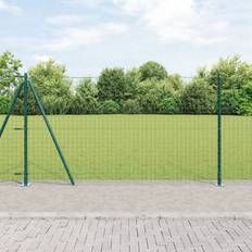 vidaXL Staketstolpar Set av 52 Grön Betong 3.2 x 3.2 x 78.5 cm Hållbar