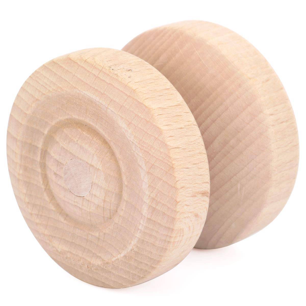 Wooden that are easy for preschoolers to play They can be colored and used for yo-yos with. crafts. (Large size, plain)