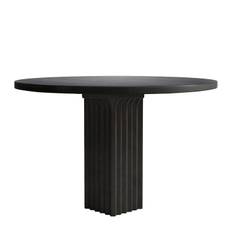 101 Copenhagen - Arc Matbord Coffee Black Oak Ø120 från Sleepo - Svart ((LxDxH): 120 x 120 x 74 cm)
