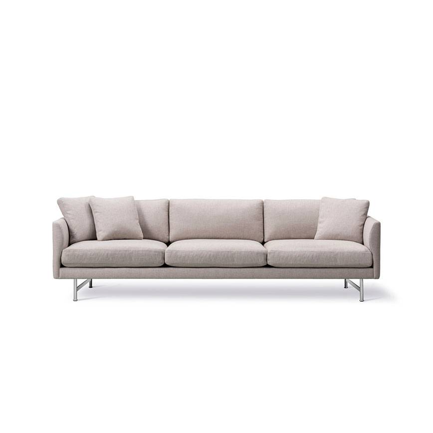 CALMO 3-SEATER SOFA SUNNIVE 717 STEL: MAT CHROME