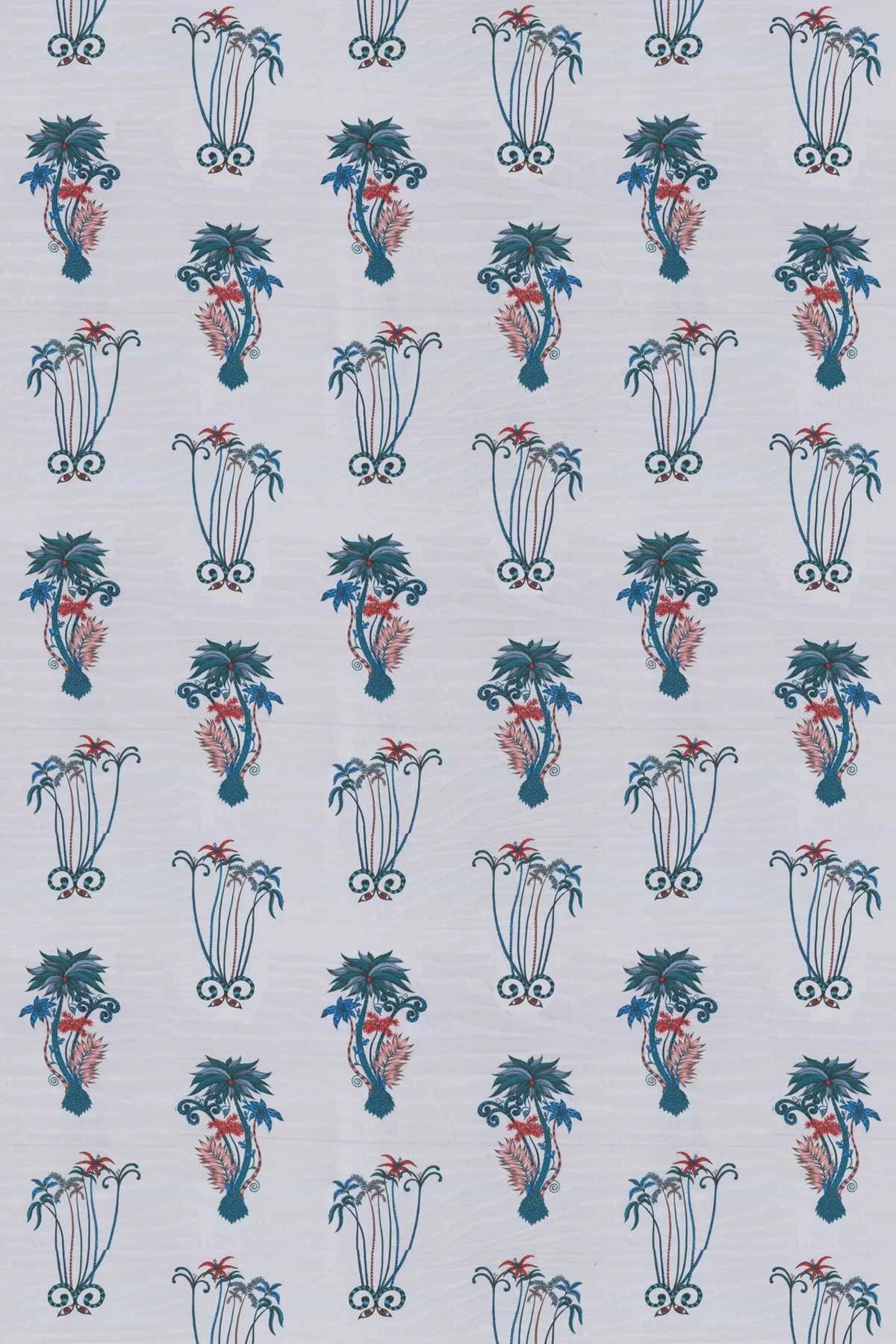 Emma J Shipley Fabric Jungle Palms F1110/01