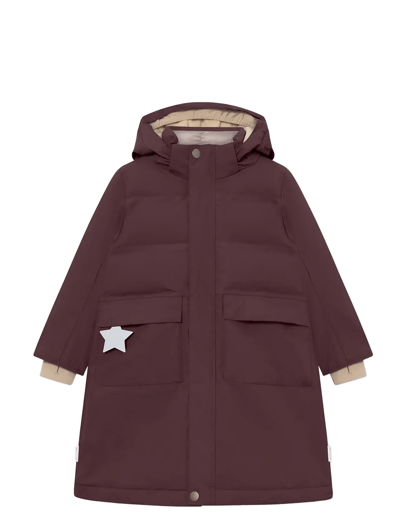 MINI A TURE Matvencasia Fleece Lined Winter Jacket. Grs | Burgundy | 140