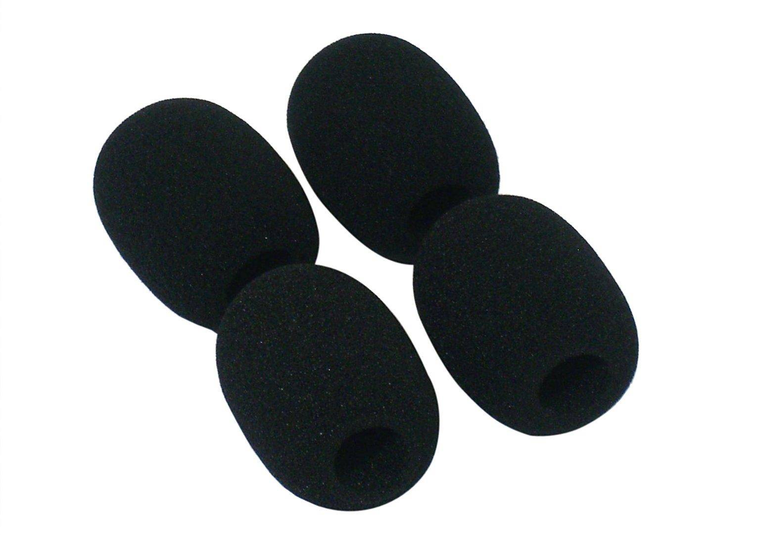 GONKISS Mic Windshield 4pcs Black GK-MW01 svart