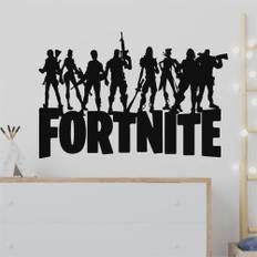 Fortnite med alle figurer wallsticker