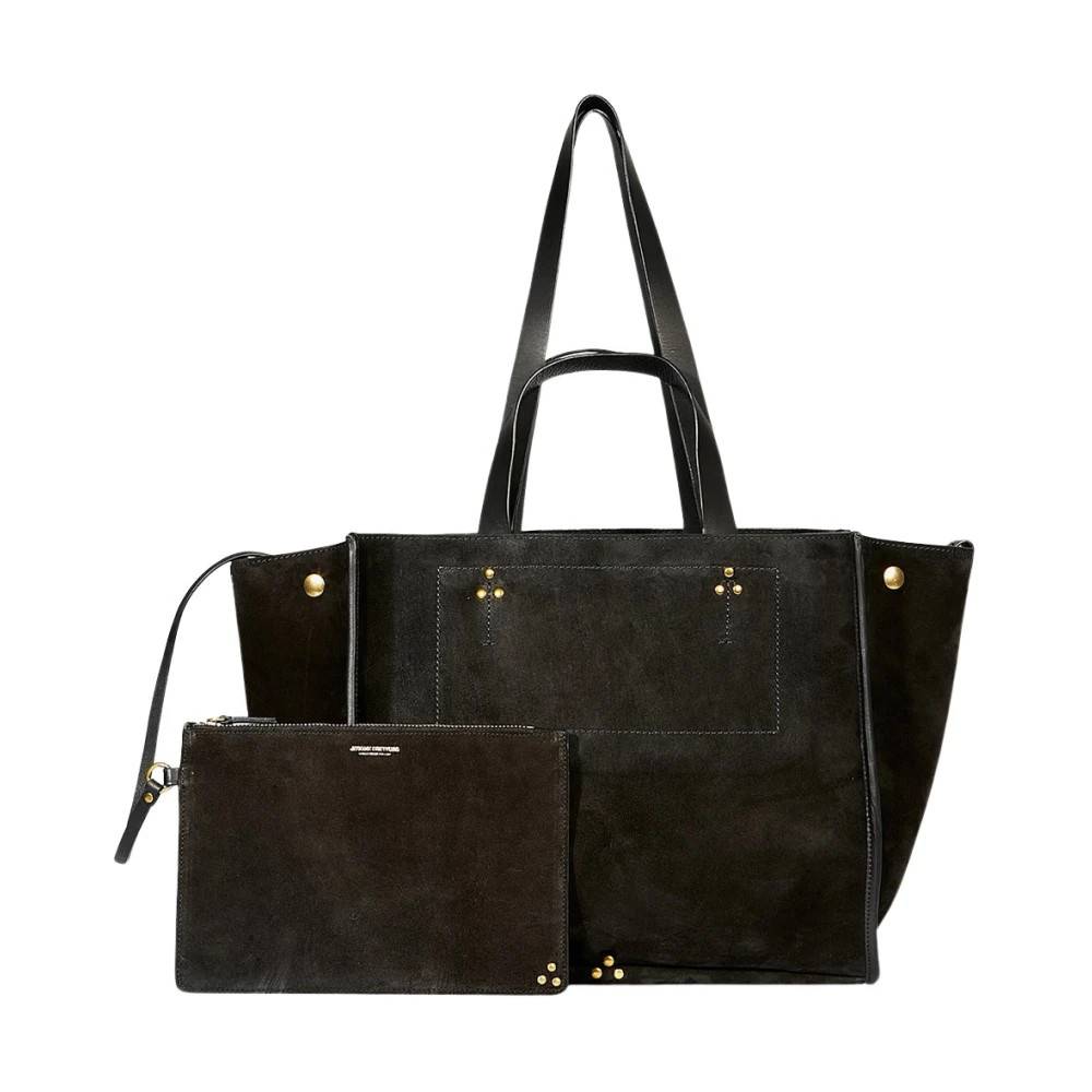 Jérôme Dreyfuss Leon M Tote - Tasker - Dame - Sort - ONE SIZE - Uld