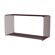 Montana Panton Wire Extended hylla 70x34,8x25,7 cm Black red - Röd