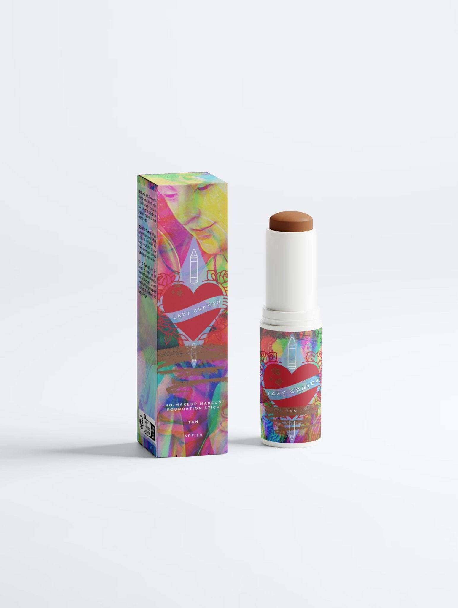 Lazy Crayon – Färgen Tan – CC Cream Foundation Stick med ceramider och jojobaolja | FABLAB - Default