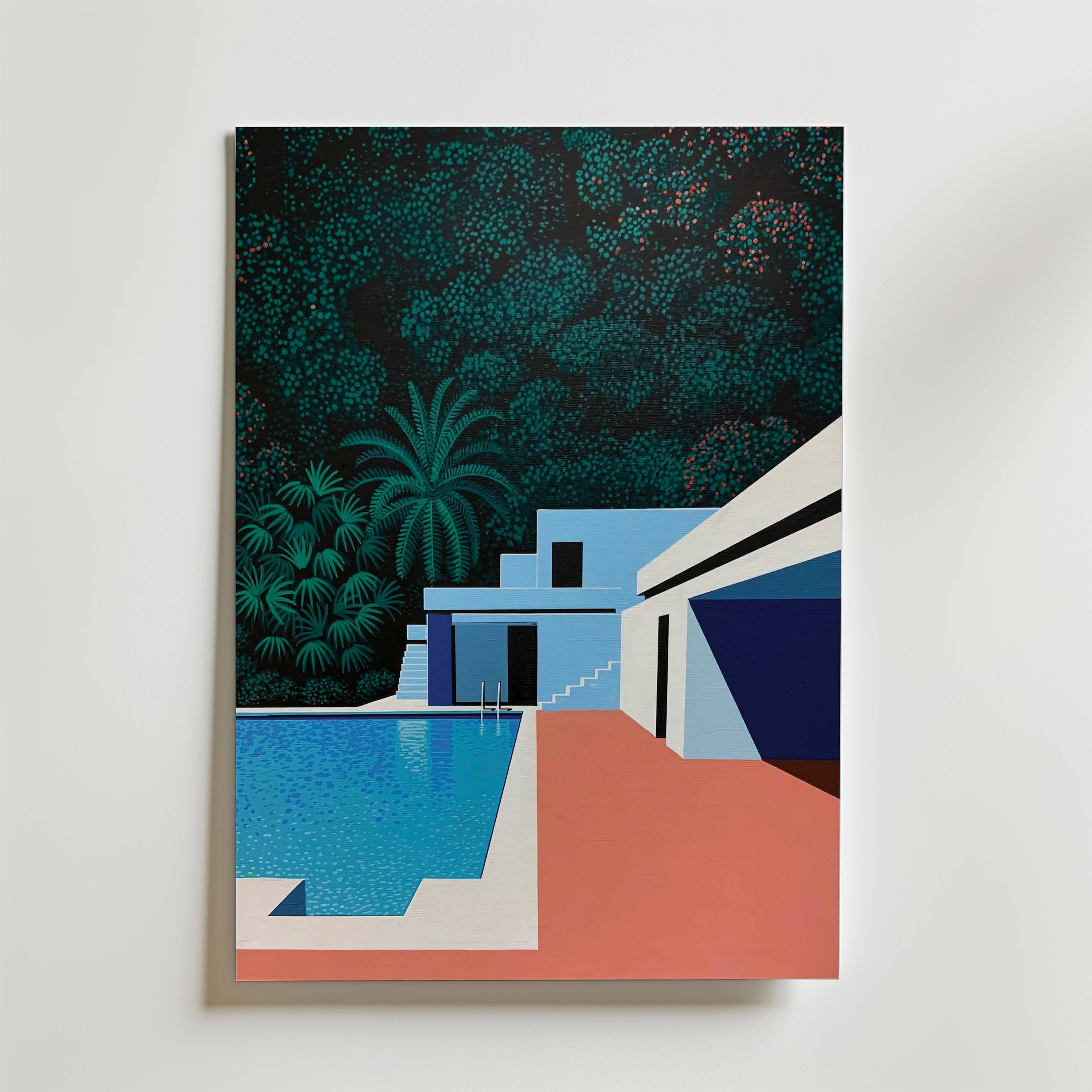 Hiroshi Nagai Jungle Retreat Poster - Fine Art Poster 21x30 cm Utan passepartout