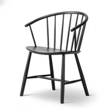 Fredericia Furniture J64 Johanssson Stol Black Lacquered Ash