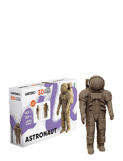 Cartonic Cartonic 3D Pussel ASTRONAUT - Spel & pussel - BROWN / brown