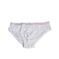 Dsquared² White Cotton Stretch Dame Mid Waist Pantsy Underwear