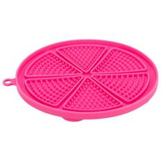 Trixie Lick&apos;n&apos;Snack Mat Slikkemåtte med sugekopper ø18cm - Pink