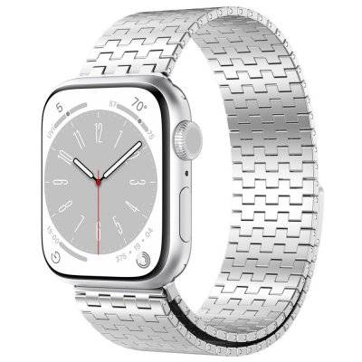 Magnetiskt Metallarmband Apple Watch Series 11 46mm Silver