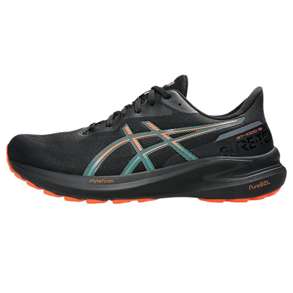 Asics GT 1000 13 GORE-TEX Svart Nova Orange Herr Sneakers 1011B857-002 cm gray