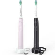 Philips Philips Sonicare 3100 Duo Eltandbørste Black/Pink 8710103985693