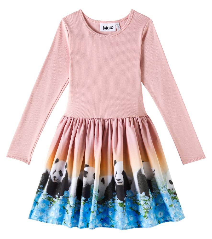 Molo Vestido Casie de algodón estampado - multicolor - Y 3/4