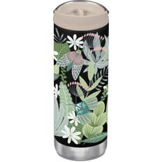 Klean Kanteen TKWide isoleret flaske 473 ml, butterflies & daisies