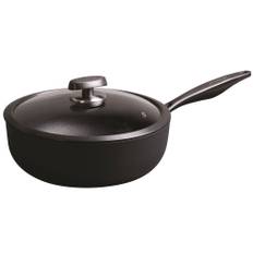 Scanpan Pro SB+ traktörpanna med lock 26 cm - Svart