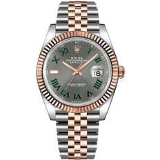 Rolex Herrklocka 126331-0016 Datejust 41 Wimbledon Grå/18 karat