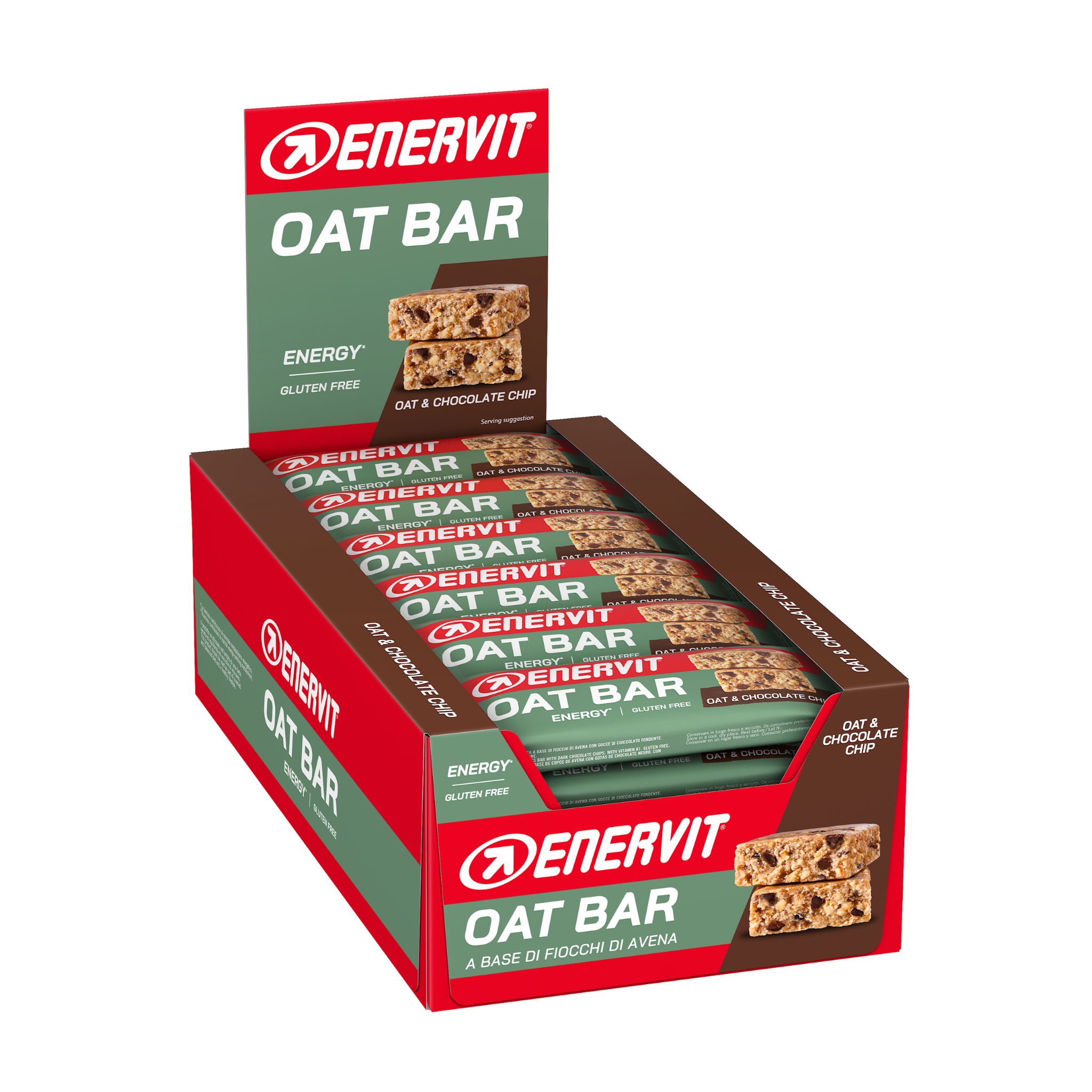 Enervit Sport Oat Bar Chocolate Chip 25x50g