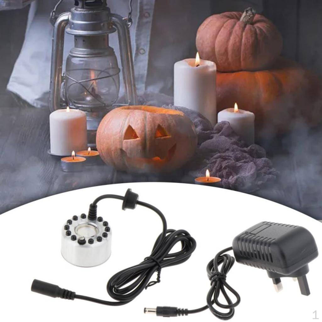 Damdimma Maskin Förstoppare Luftfuktare 12 LED UK 220V Robust för Halloween