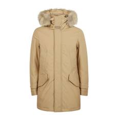 Woolrich, Jacka, Herr, Brun, L, Hög Krage Päls Parkas Jacka