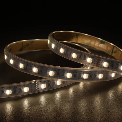 Ansell Lighting E-Cell udendørs LED strip, farvet + hvidt lys, 3000K, 315lm, 5 meter