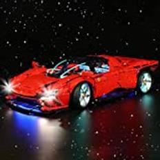 Brick Shine Light kit för Lego® Ferrari Daytona SP3 42143 (Lego Set ingår inte) (avancerat)