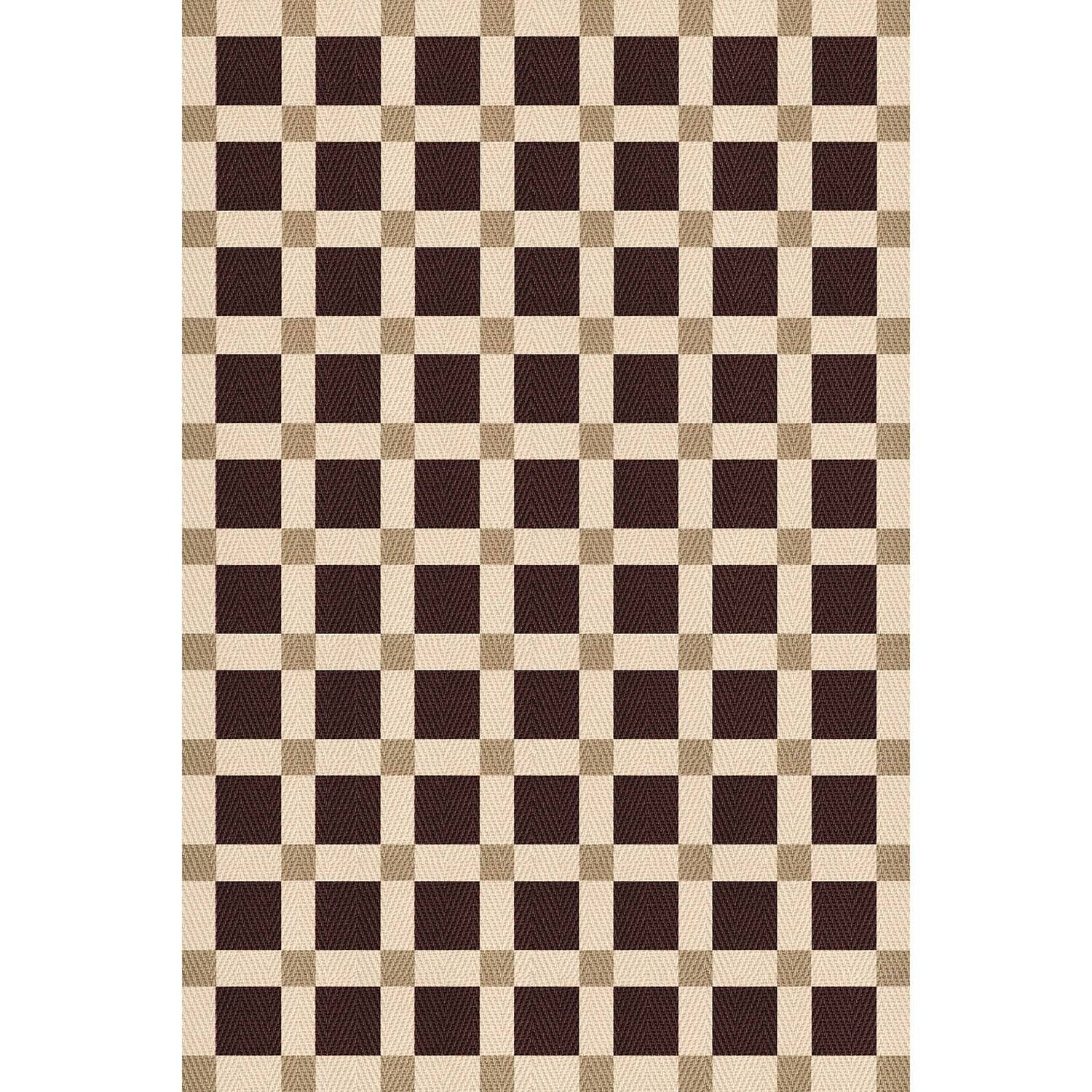 Layered Evelina Kroon tæppe 250x350 Cm - Mønstrede tæpper Jute Sesame - EKJBR250350.