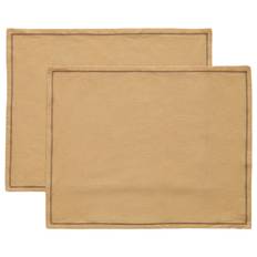 Decotique Sienna Dækkeserviet 35x45 Cm 2-pak - Dækkeservietter & Coasters Bomuld Beige - 421685