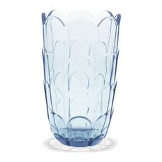 Lily Vase H19 Cm Blue Iris Home Decoration Vases Big Vases Blue Holmegaard