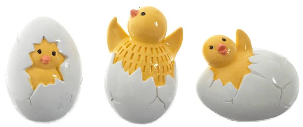 Minikycklingar Ruva 3-pack – Påskdekoration 5 cm | Cult Design