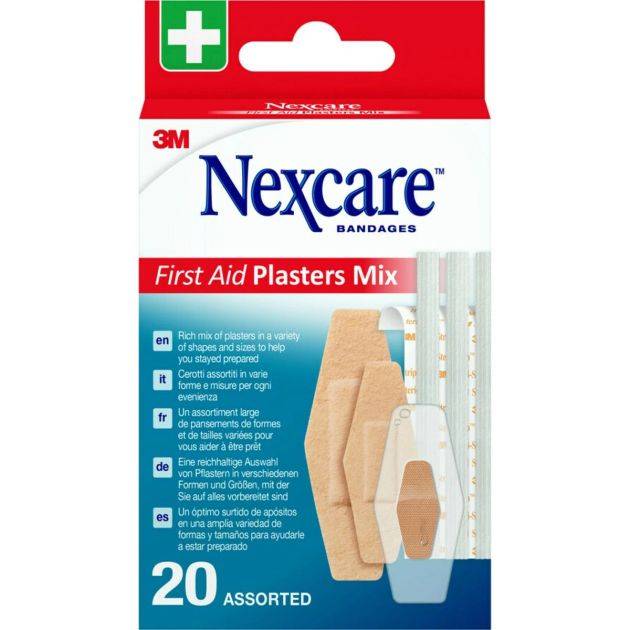 Nexcare First Aid Plåster Mix, Assorted, 20/Pack
