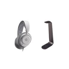 Steelseries - Arctis Nova 1P White +  HS1 Aluminum Headset Stand - Fri fragt og klar til levering - Prismatch