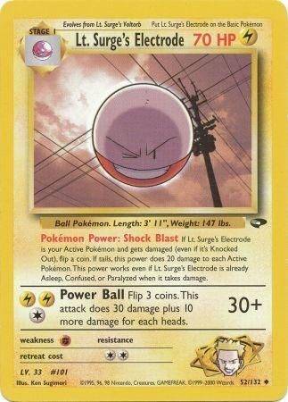 Lt. Surge's Electrode - 52/132 - Let Brugt (LP).