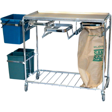 San Sac Sorteringsvagn (3x60L + 1x25L + 2x10L)