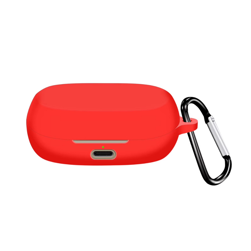 LindeCovers Jabra Elite 7 Active - Silikone Cover 4 Red Silikonemateriale: Blødt og fleksibelt cover, der beskytter mod slag og ridser Skræddersyet pasform: Tilpasset Jabra Elite 7 Active for et sikkert og tæt fit Tykkelse: 2 mm Tilbehør: Karabinhage medfølger..