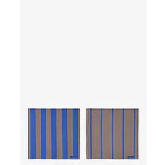 Mette Ditmer STRIPES dish cloth, 2-pack - Kökstextilier - BLUSH / blue