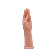 Fineim BDSM Large Hand Dildo, Fist Dildo Big Hand Fist Anal Plug for Herr Dam Anal Dildo Sexleksak XXL Fisting Dildo med sugbas Sexleksak