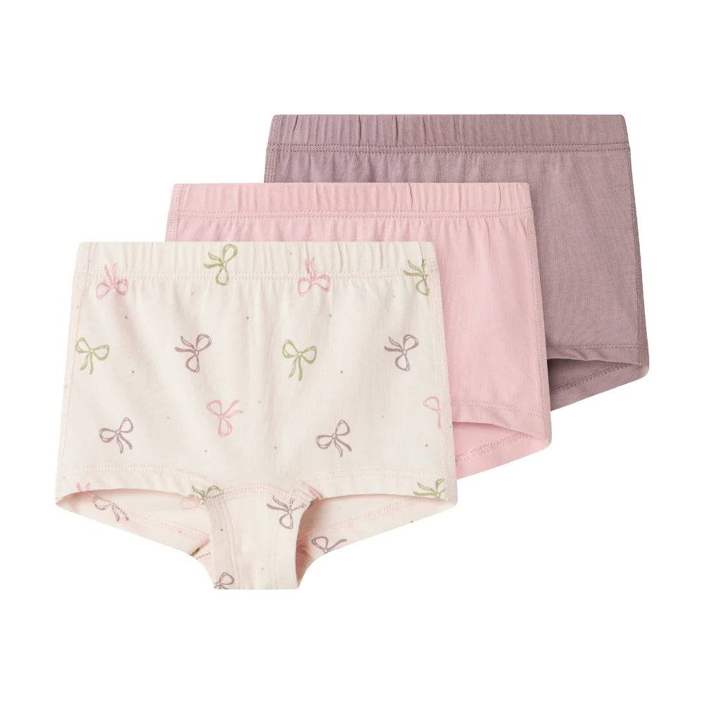 Name it NMFTIGHTS BOW 3 PACK - Trusser - barely pink.