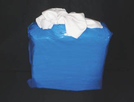 Prima vita Bomullstrasa, blå bal 10 kg
