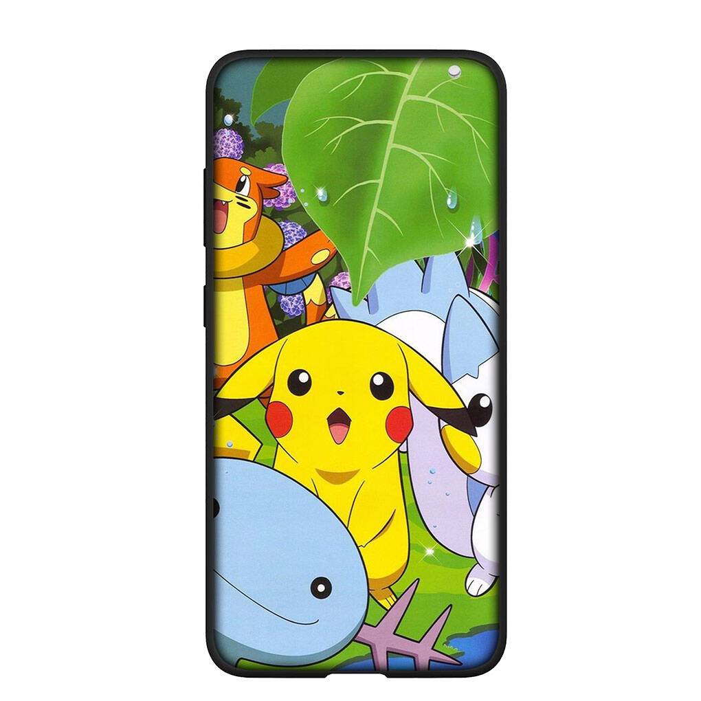 Phone Case for Samsung Galaxy S25 S23 S22 S24 Ultra FE Plus A05 A06 A15 A16 A36 A37 A35 A54 A55 A56 A57 A25 A53 A17 Squirtle Pokemon GO Pikachu Cover for Samsung Galaxy S24 FE bolus