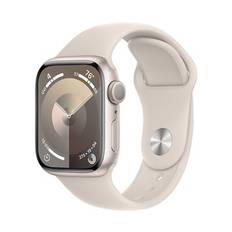 Apple Watch Series 9 GPS 41mm Starlight Aluminium Case with Starlight Sport Band - S/M - Fyndvara