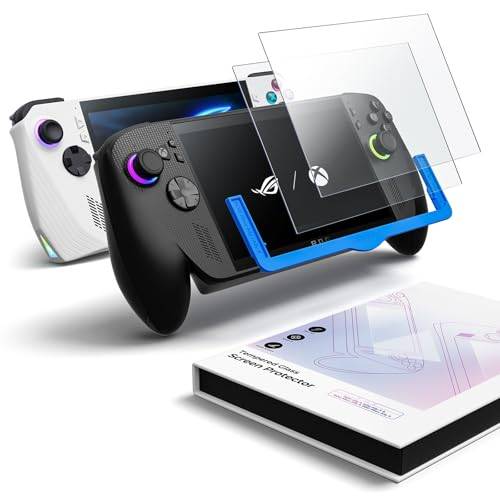 JSAUX Skärmskydd Kompatibel med ROG Xbox Ally/ROG Xbox Ally X (2025) / ROG Ally 2-pack, Ultra HD 9H-Hårdhet Härdat Glasskydd, 7-Tums Reptåligt Skärmskydd Kompatibel med ASUS ROG Ally X