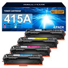 HALLOLUX 415A Toner W2030A Kompatibel für HP 415A 415X W2030X für HP Color Laserjet Pro MFP M479fdw M454dw M479fnw M479dw M479fdn M454dn M479 M454 W2031A W2032A W2033A W2031X W2032X W2033X (4er-Pack)