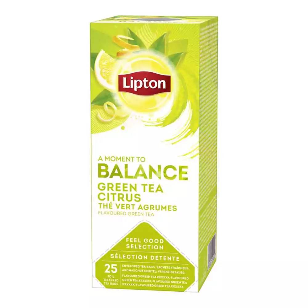 Te Lipton Grøn Tea med Citrus 25 Breve