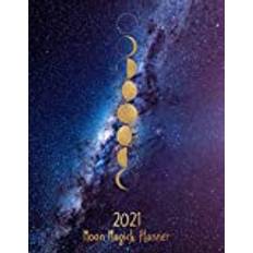 2021 Moon Magick Planner: With Lunisolar Calendar | Includes Lunar Calendar with Moon Phases Dates | Monthly Moon Rituals Diary | Daily + Weekly ... Layout | Monthly To-Do Pages | Desktop Size